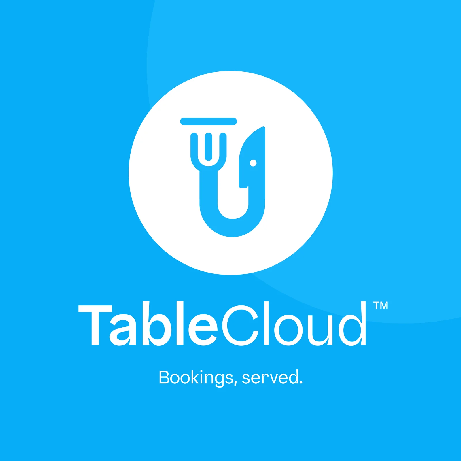 The TableCloud logo: bookings, served