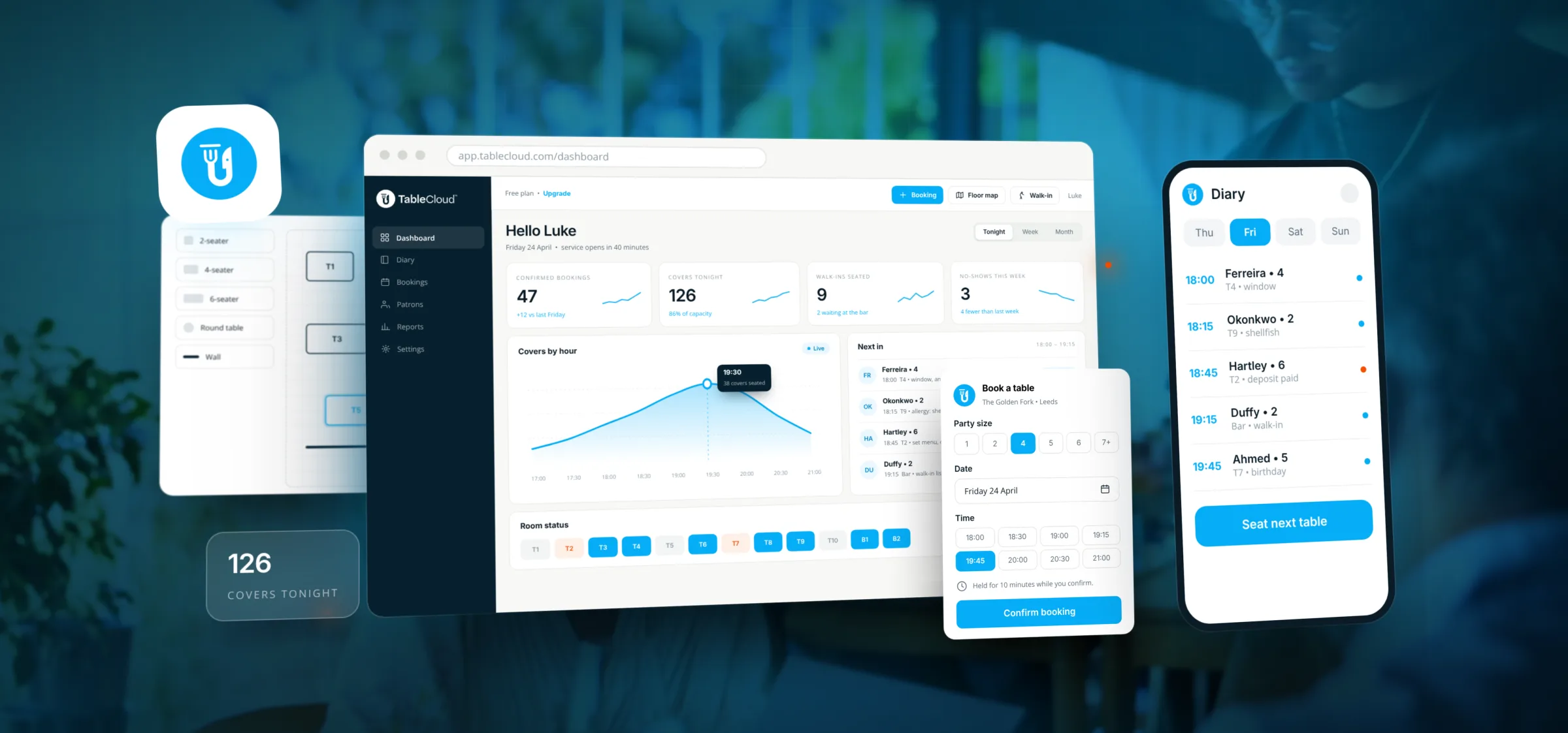 TableCloud restaurant booking platform