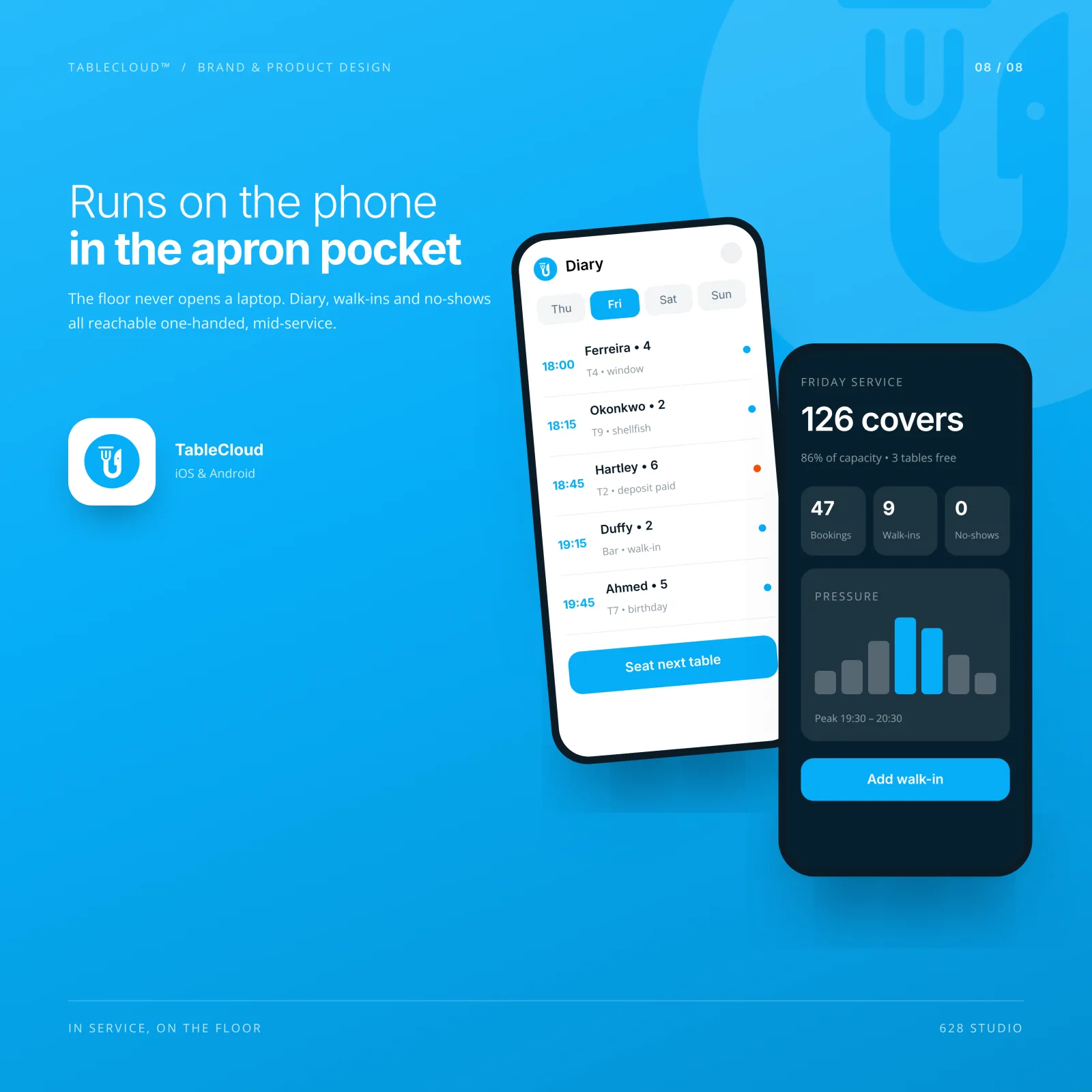 TableCloud on mobile